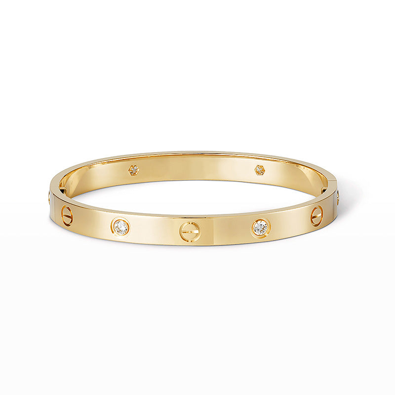 [RAFFINE] PULSERA DE AMOR 6,1 MM 4 DIAMANTES