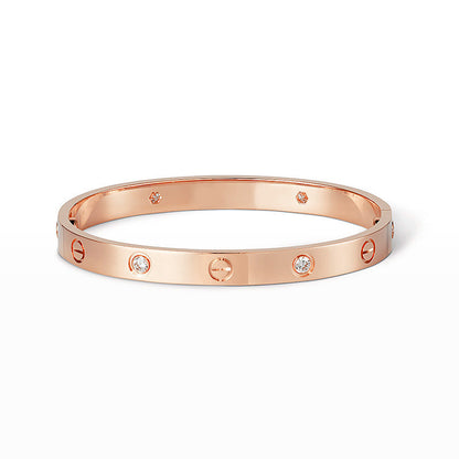 [RAFFINE] PULSERA DE AMOR 6,1 MM 4 DIAMANTES