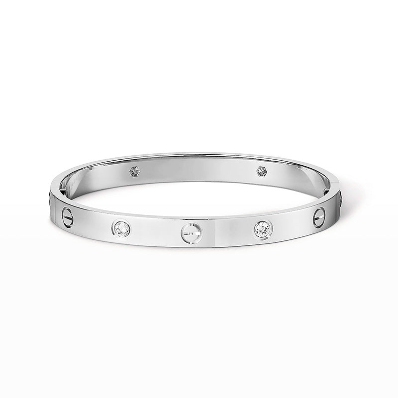 [RAFFINE] PULSERA DE AMOR 6,1 MM 4 DIAMANTES