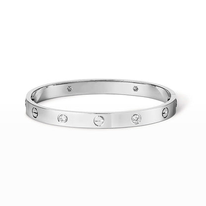 [RAFFINE] PULSERA DE AMOR 6,1 MM 4 DIAMANTES