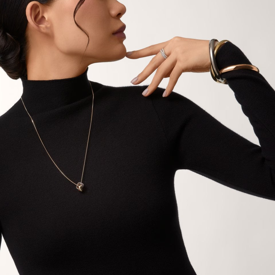 [Raffine]TRINITY CUSHION NECKLACE COLLECTION