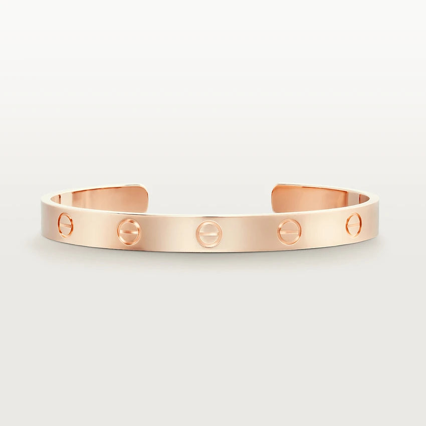 [RAFFINE] PULSERA DE AMOR DE 6,1 MM CON BRAZALETE ABIERTO