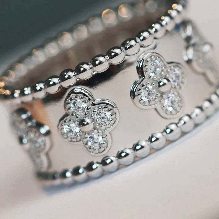 [RAFFINE]CLOVER KALEIDOSCOPE RING 10MM