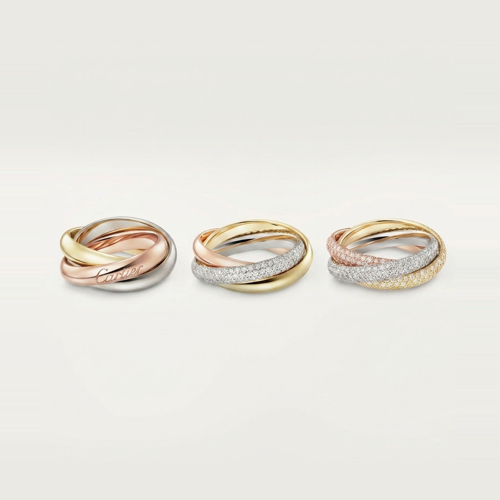 [Raffine]TRINITY 3.2MM RING COLLECTION