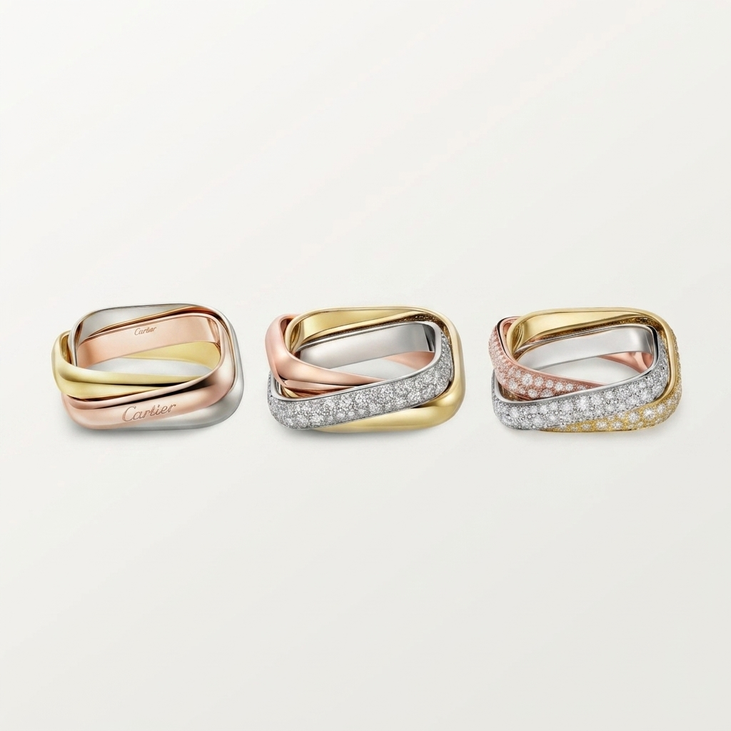 [Raffine]TRINITY 3.5MM CUSHION RING COLLECTION