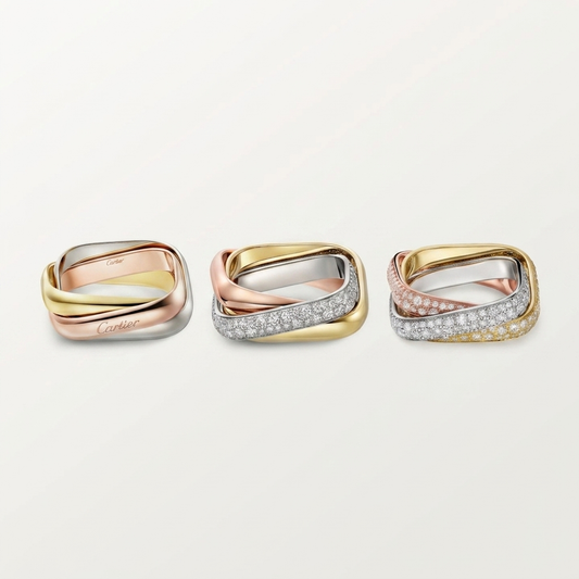 [Raffine]TRINITY 3.5MM CUSHION RING COLLECTION