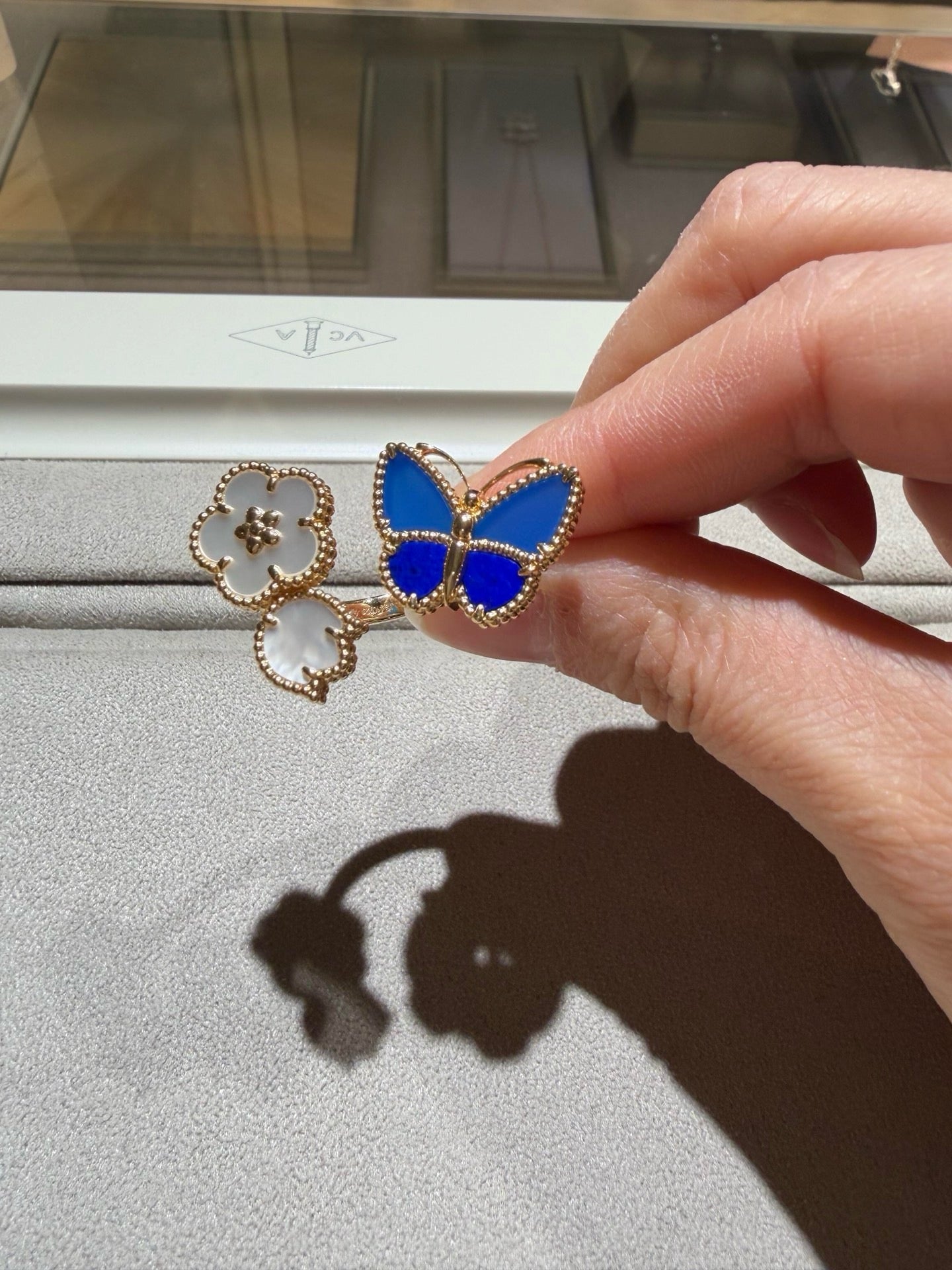 [RAFFINE]LUCKY SPRING SCHMETTERLING OFFENE RINGE