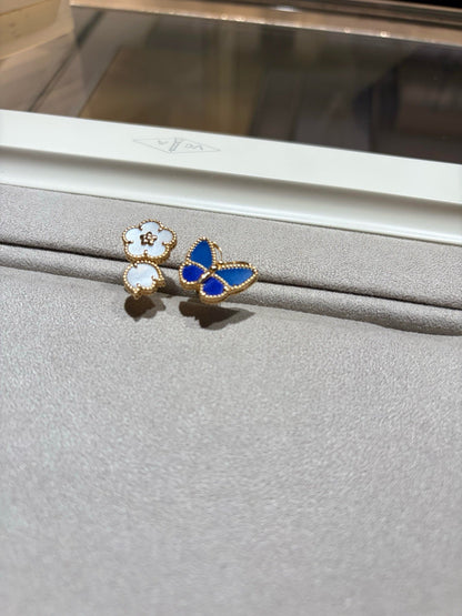 [RAFFINE]LUCKY SPRING BUTTERFLY OPEN-FACE RINGS