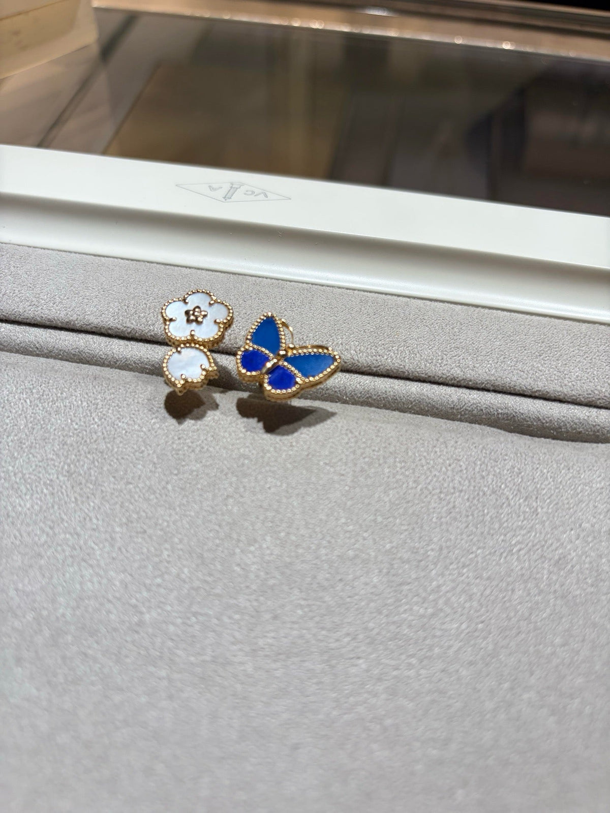 [LUXE]LUCKY SPRING BUTTERFLY OPEN-FACE RINGS