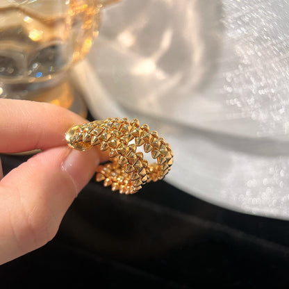 [RAFFINE]CLASH SMALL HOOP EARRINGS