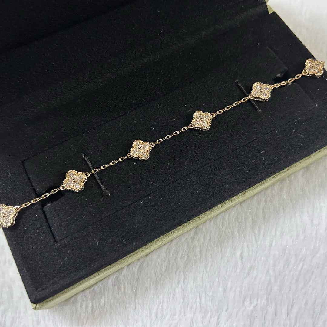 [RAFFINE]CLOVER 6 MOTIV DIAMANTENARMBAND