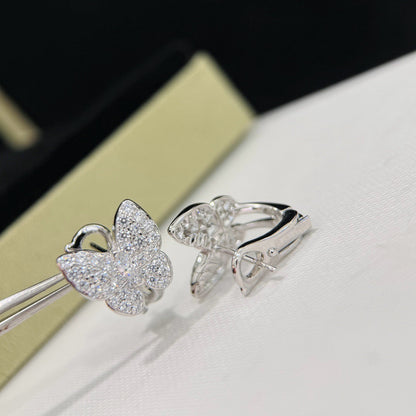 [Raffine] SCHMETTERLINGS-OHRRINGE MIT DIAMANTEN