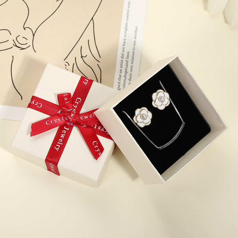 CAJA DE REGALO PARA JOYERÍA CON LAZO (SIN LOGOTIPO)
