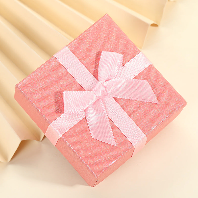 CAJA DE REGALO PARA JOYERÍA CON LAZO (SIN LOGOTIPO)