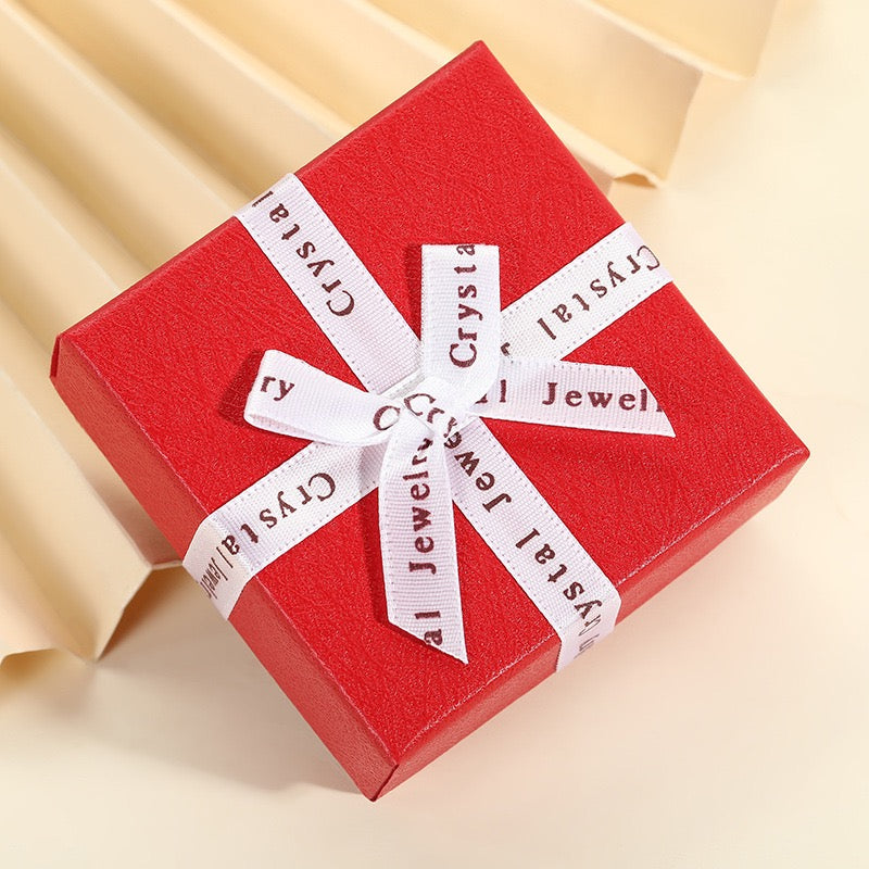 CAJA DE REGALO PARA JOYERÍA CON LAZO (SIN LOGOTIPO)