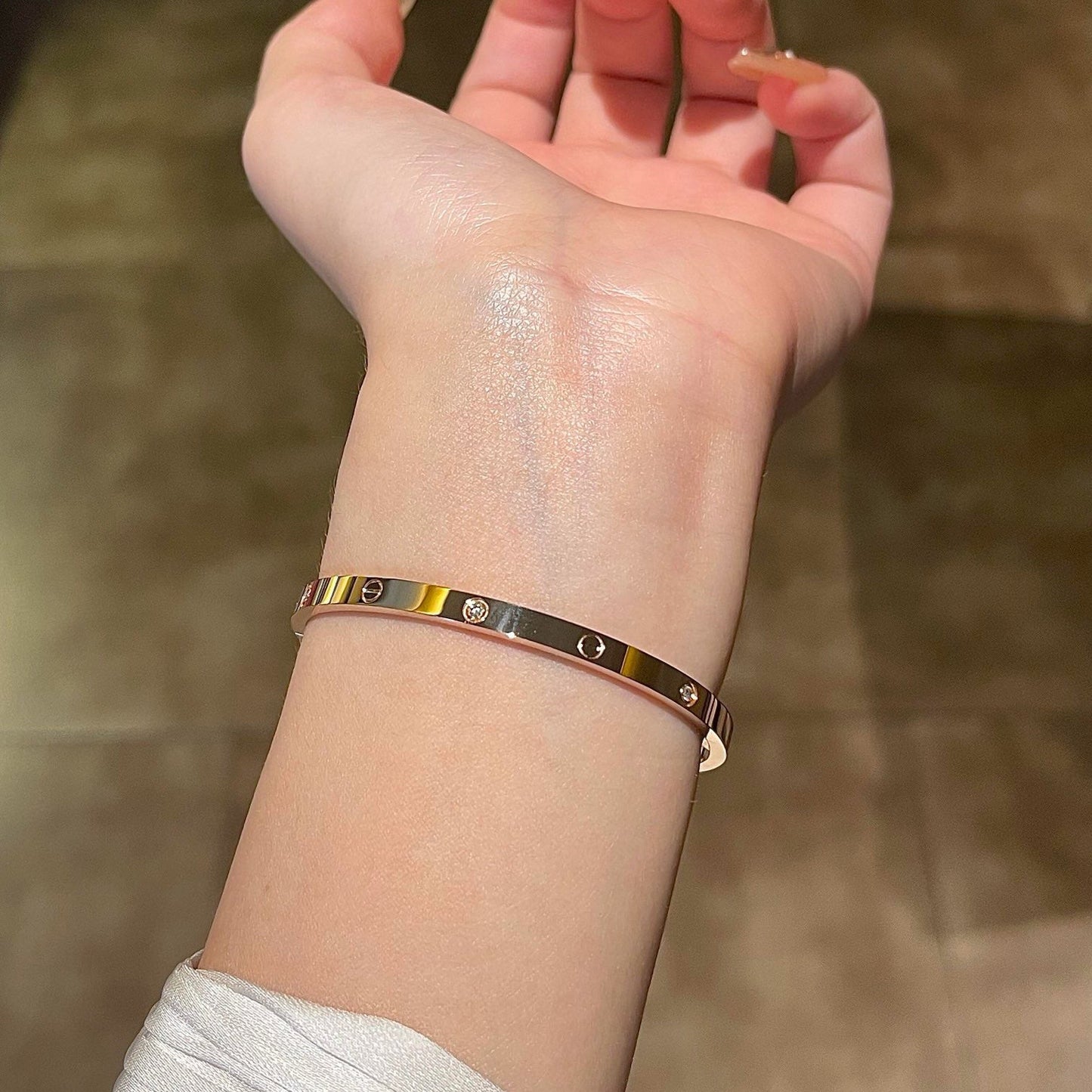 [Raffine]LOVE BRACELET 3.65MM 6 DIAMONDS