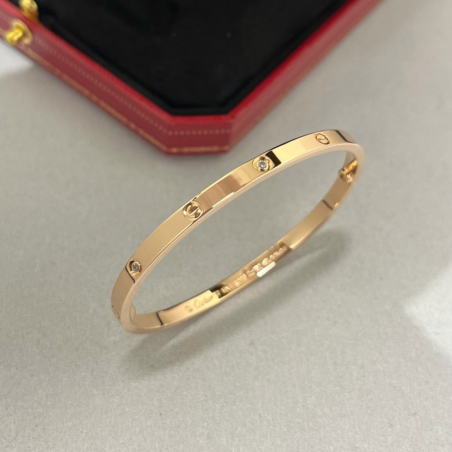 [Raffine]LOVE BRACELET 3.65MM 6 DIAMONDS