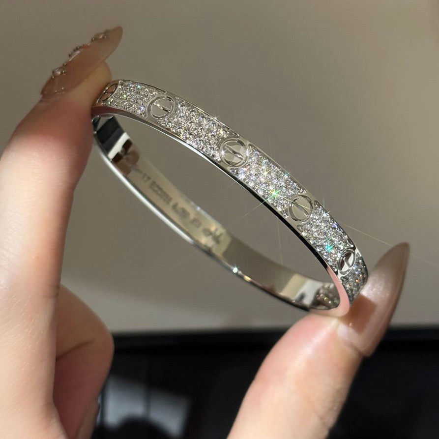 [Raffine]LOVE BRACELET 6.1MM DIAMOND-PAVED