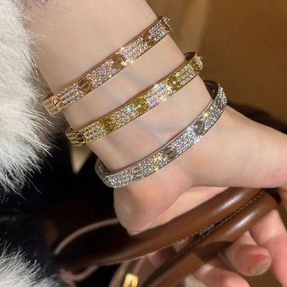 [Raffine]LOVE BRACELET 6.1MM DIAMOND-PAVED