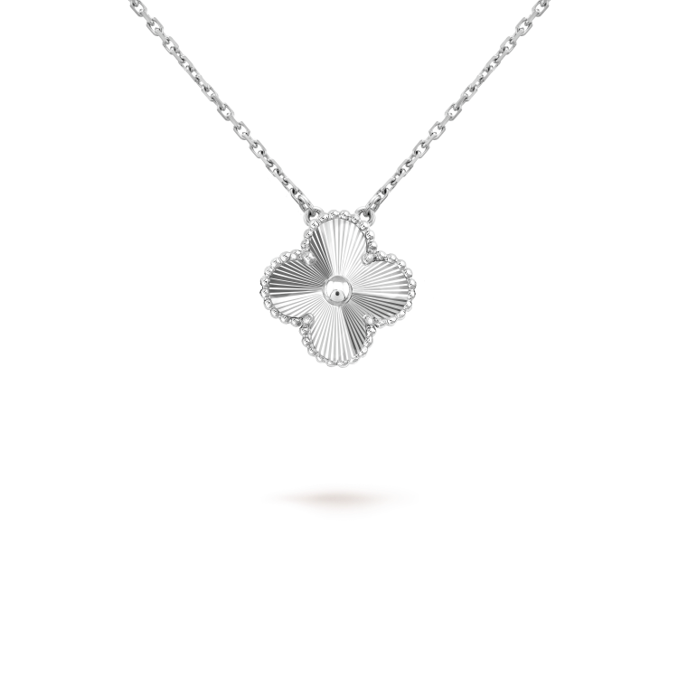 [LUXE]CLOVER 15MM NECKLACE SILVER COLLECTION