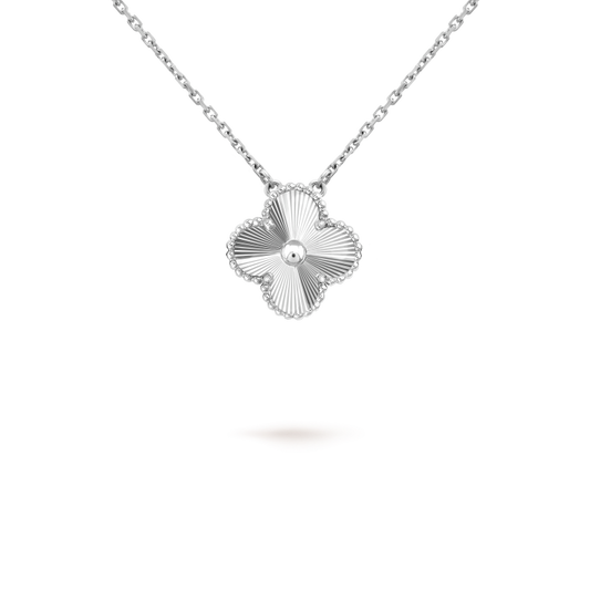 [LUXE]CLOVER 15MM NECKLACE SILVER COLLECTION