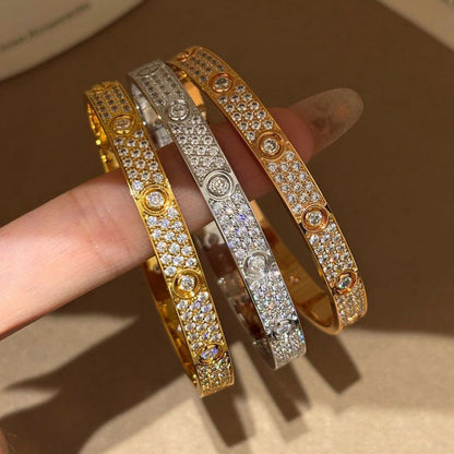 [Raffine]LOVE BRACELET 6.1MM DIAMOND-PAVED 10 BIG DIAMONDS