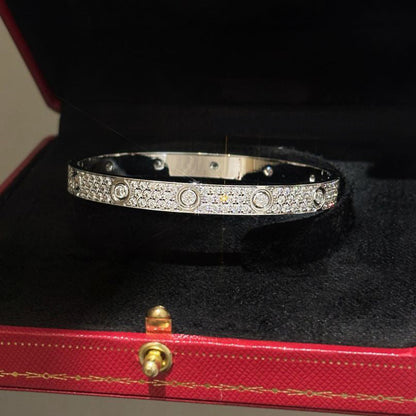 [Raffine]LOVE BRACELET 6.1MM DIAMOND-PAVED 10 BIG DIAMONDS