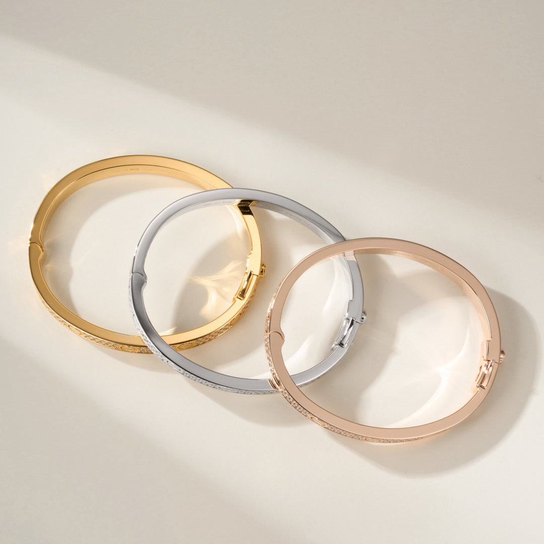 [Raffine]LOVE BRACELET 6.1MM DIAMOND-PAVED