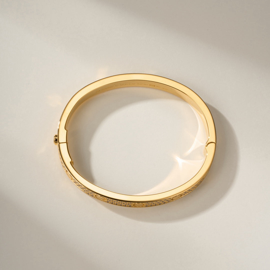 [Raffine]LOVE BRACELET 6.1MM DIAMOND-PAVED
