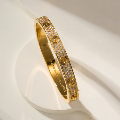 [Raffine]LOVE BRACELET 6.1MM DIAMOND-PAVED