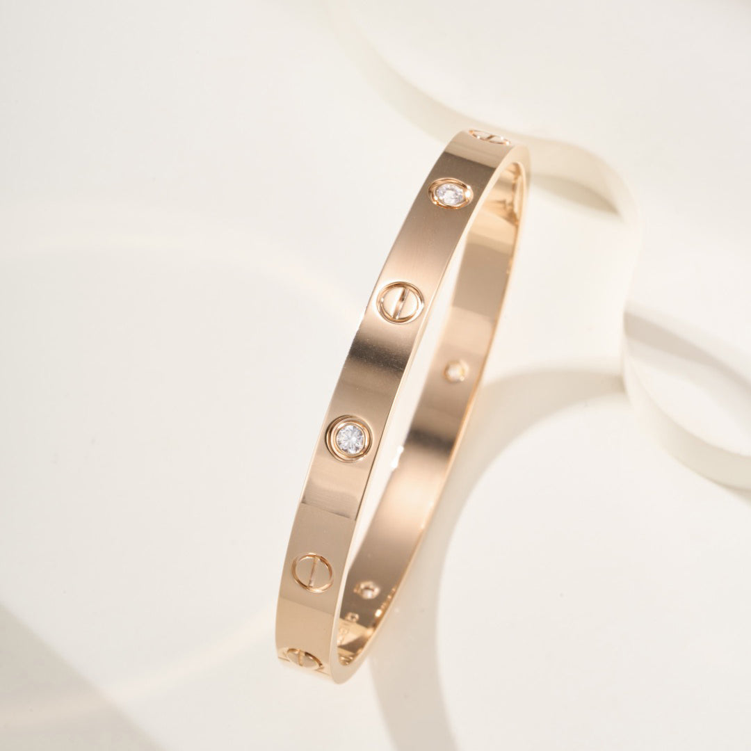 [Raffine]LOVE BRACELET 6.1MM 4 DIAMONDS