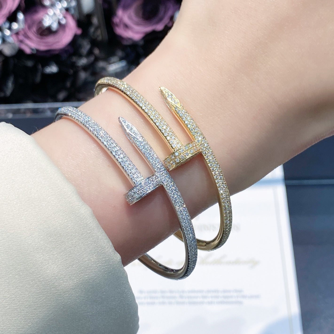 [Raffine]JUSTE BRACELET 3.5MM ALL DIAMONDS