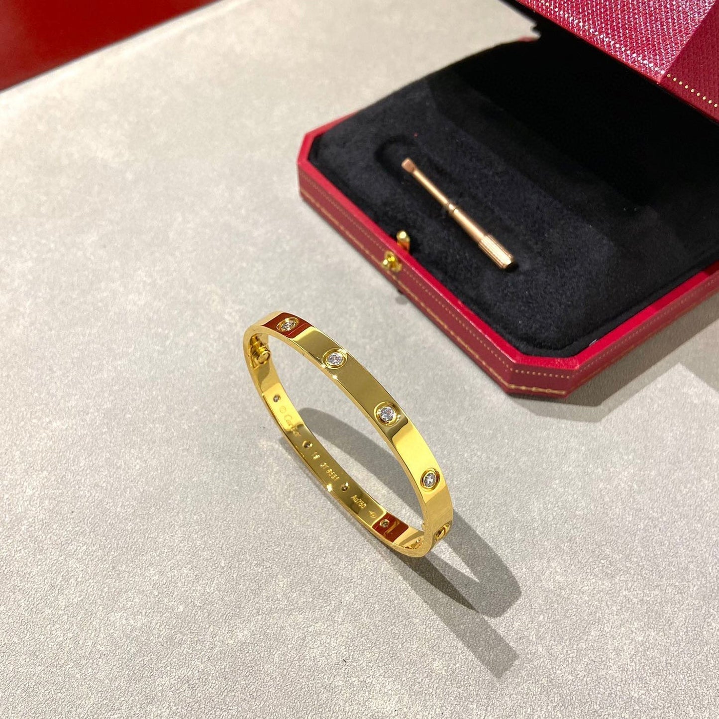 [RAFFINE]LOVE BRACELET 6.1MM 10 DIAMONDS