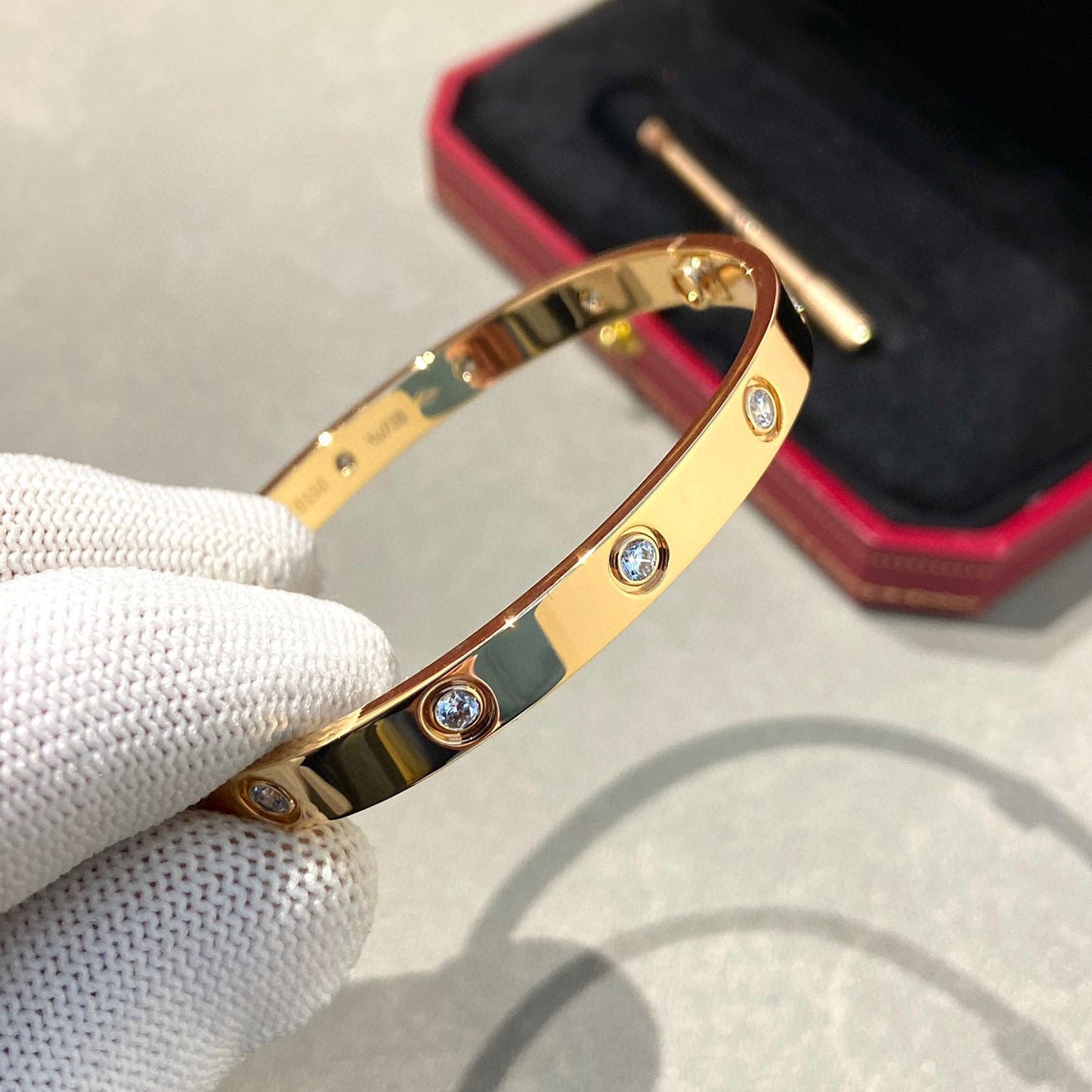 [RAFFINE]LOVE BRACELET 6.1MM 10 DIAMONDS