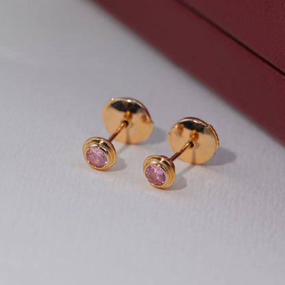 [Raffine]DAMOUR PING DIAMOND EARRINGS