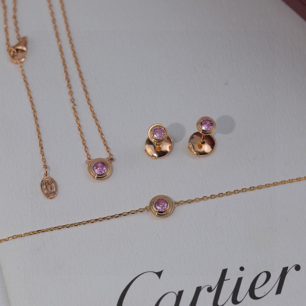 [Raffine]DAMOUR PING DIAMOND EARRINGS