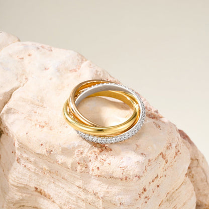 [Raffine]TRINITY 3.2MM RING COLLECTION