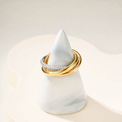 [Raffine]TRINITY 2.5MM RING COLLECTION