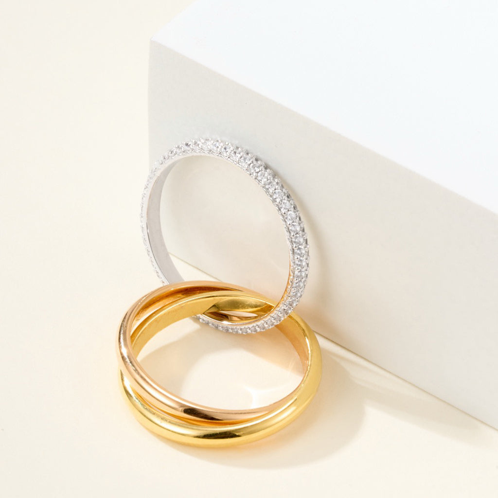 [Raffine]TRINITY 2.5MM RING COLLECTION