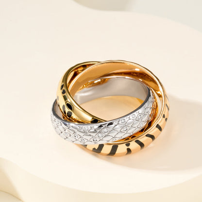 [Raffine]TRINITY  RING LEOPARD PRINT