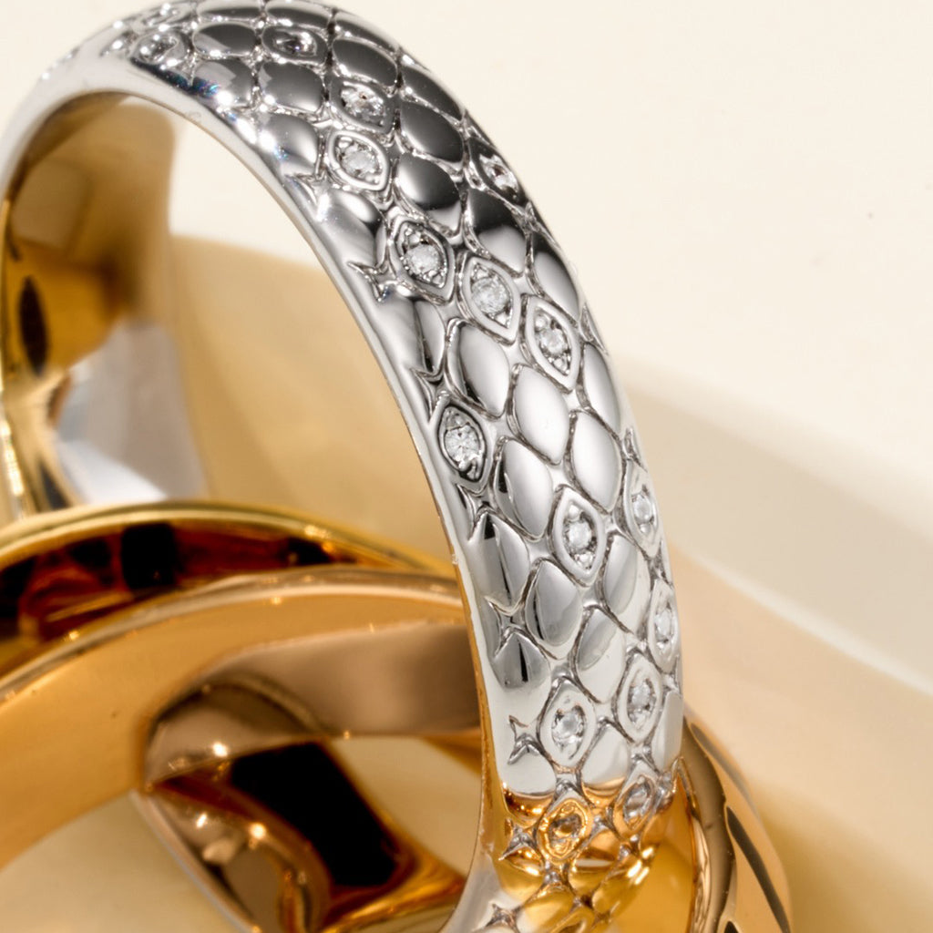 [Raffine]TRINITY  RING LEOPARD PRINT