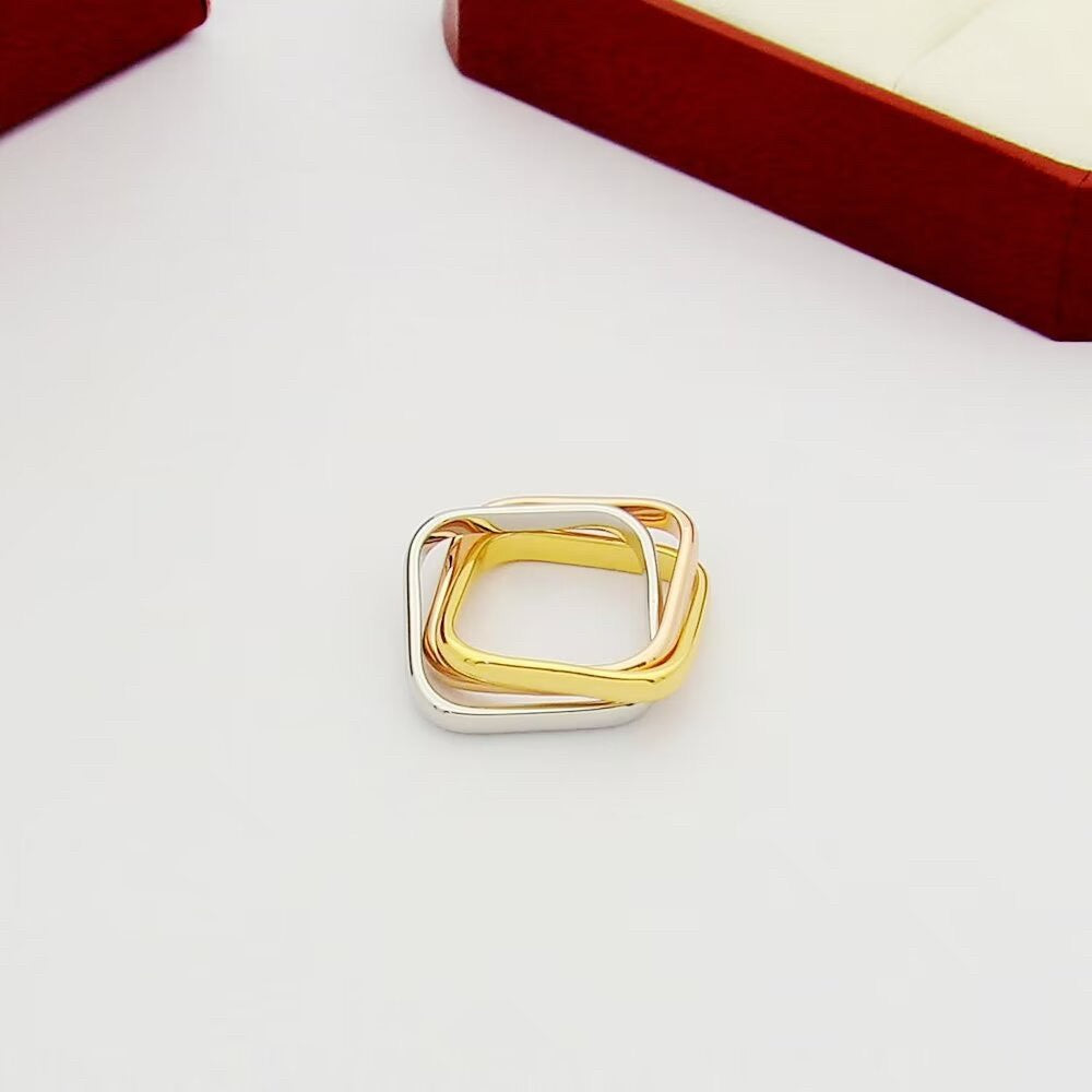 [Raffine]TRINITY 3.5MM CUSHION RING COLLECTION