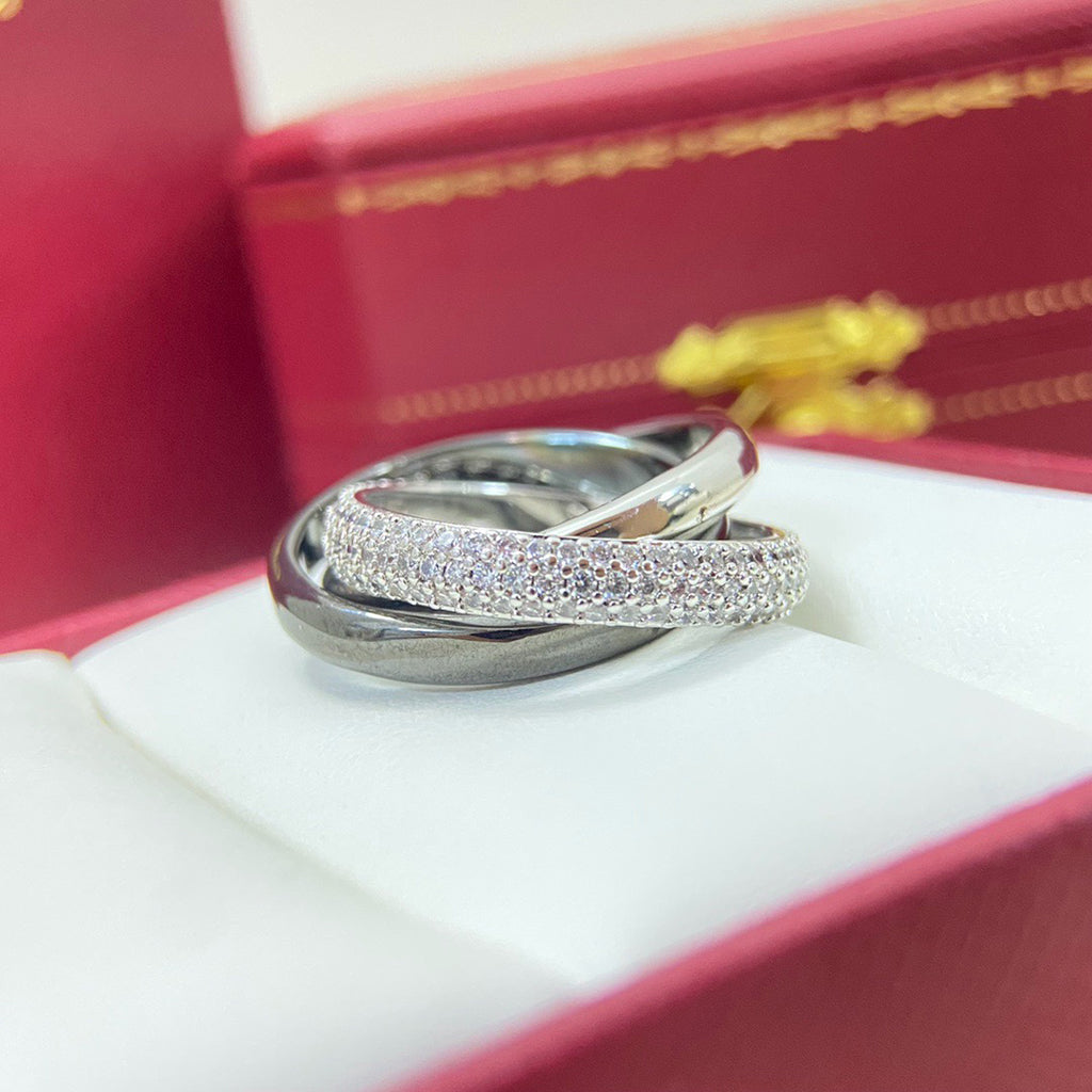 [Raffine]TRINITY 3.2MM RING BLACK CERAMIC