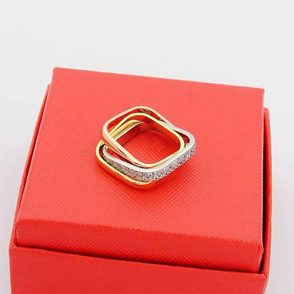 [Raffine]TRINITY 3.5MM CUSHION RING COLLECTION