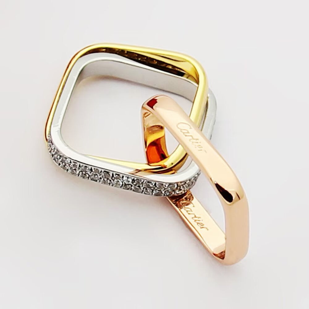 [Raffine]TRINITY 3.5MM CUSHION RING COLLECTION