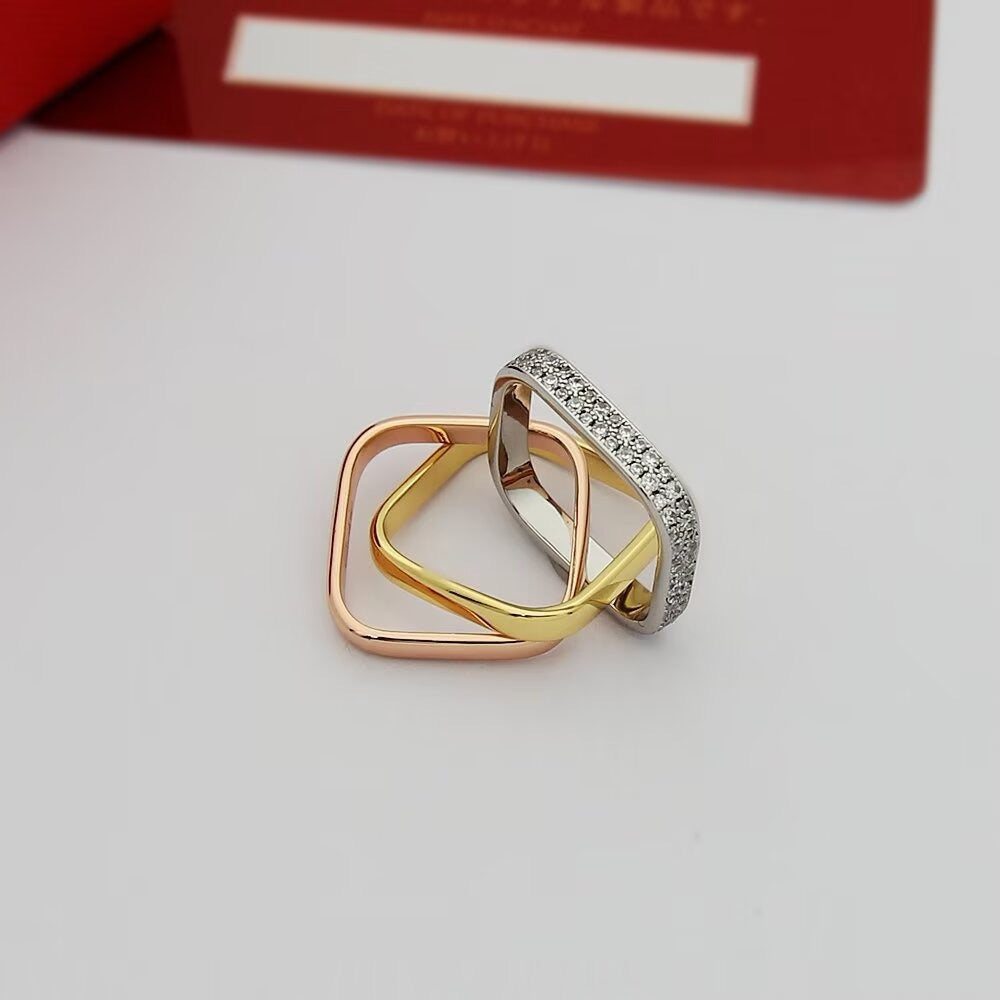 [Raffine]TRINITY 3.5MM CUSHION RING COLLECTION