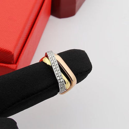 [Raffine]TRINITY 3.5MM CUSHION RING COLLECTION