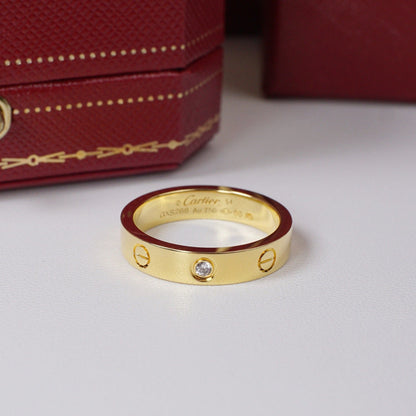 [Raffine]LOVE 4MM 1 DIAMOND RING