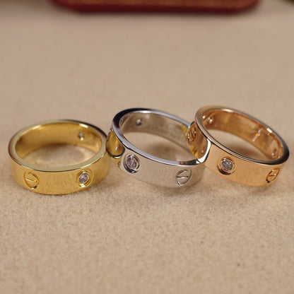 [Raffine]LOVE 5.5MM 3 DIAMOND RING