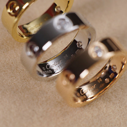 [Raffine]LOVE 5.5MM 3 DIAMOND RING